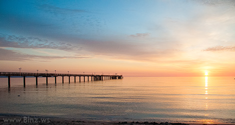 
Sonnenaufgang am Strand von Binz