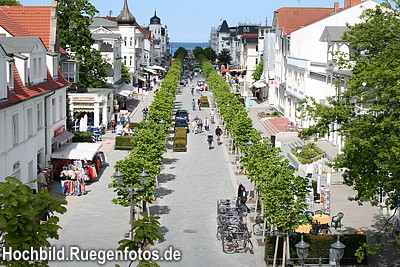 Ostseebad Binz - neue Hauptstrasse  (Foto: Mirko Boy)