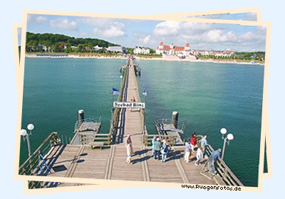 Ostseebad Binz - Luftbild von der Ostsee