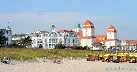 Ostseebad Binz Strand Seebrücke