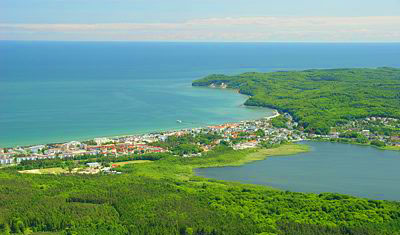 Ostseebad Binz - Luftbild Insel Rügen